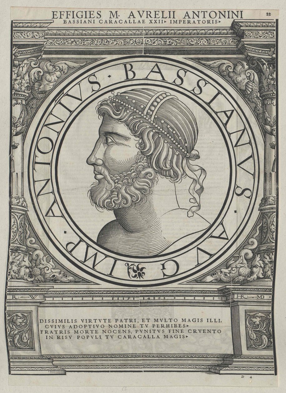 Den romerske kejser Caracalla af Artist Unknown