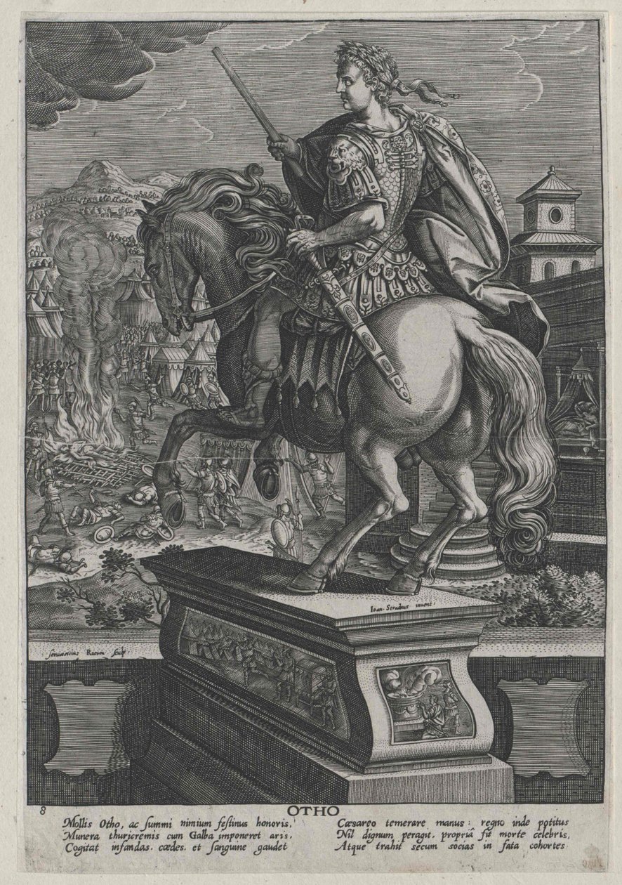 Den romerske kejser Otho af Artist Unknown