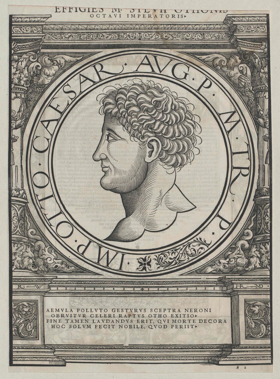 Den romerske kejser Otho af Artist Unknown