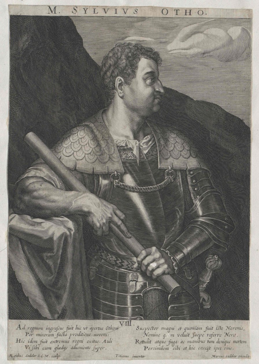 Den romerske kejser Otho af Artist Unknown