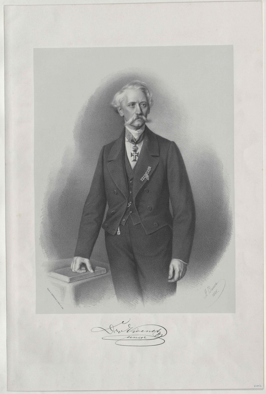 Rudolf von Vivenot af Artist Unknown