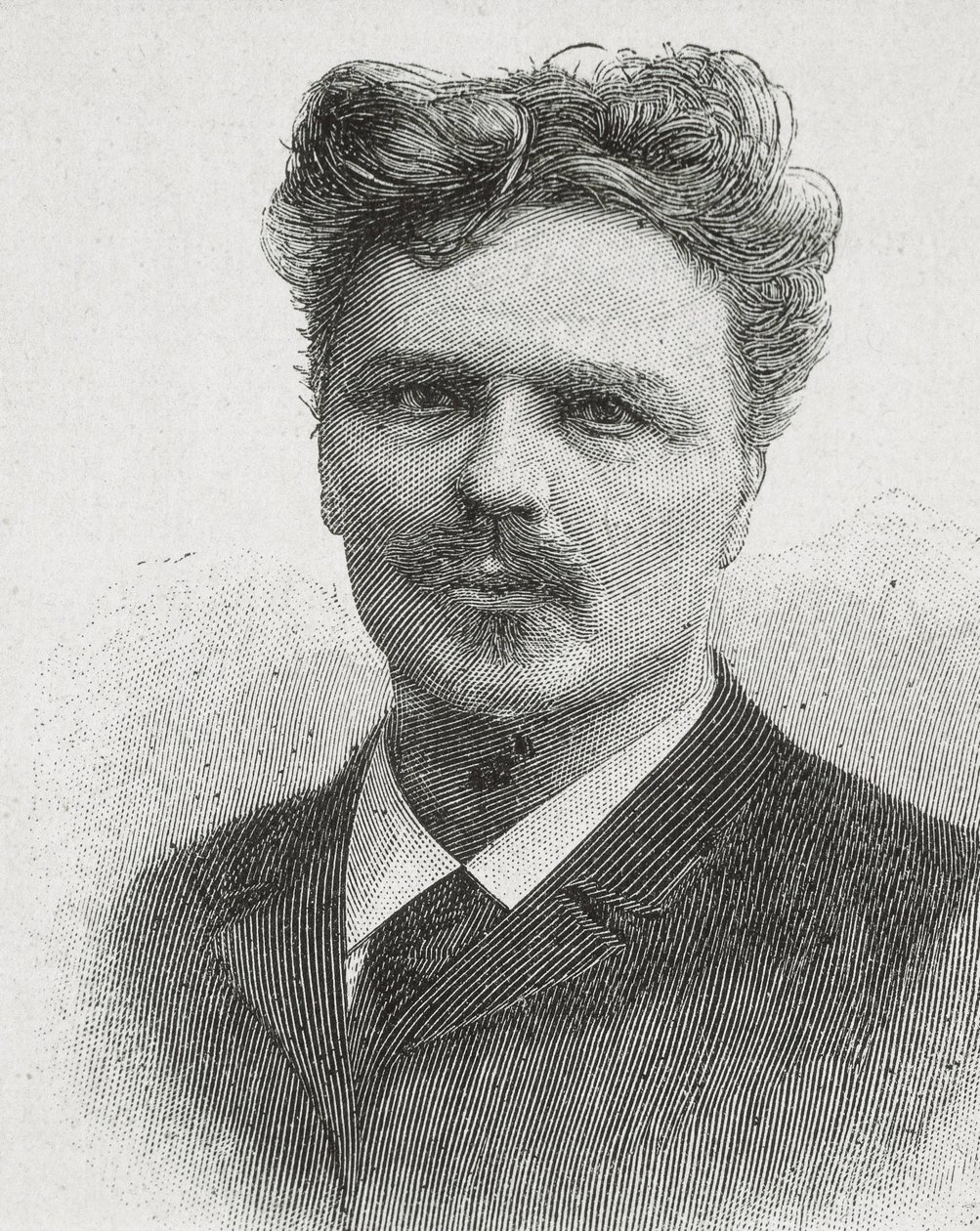 STRINDBERG, August (1849-1912). Portræt af August Strindberg. Gravering. af Artist Unknown