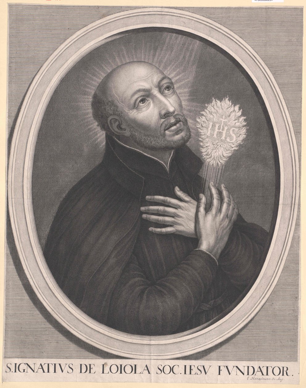 Sankt Ignace af Loyola af Artist Unknown