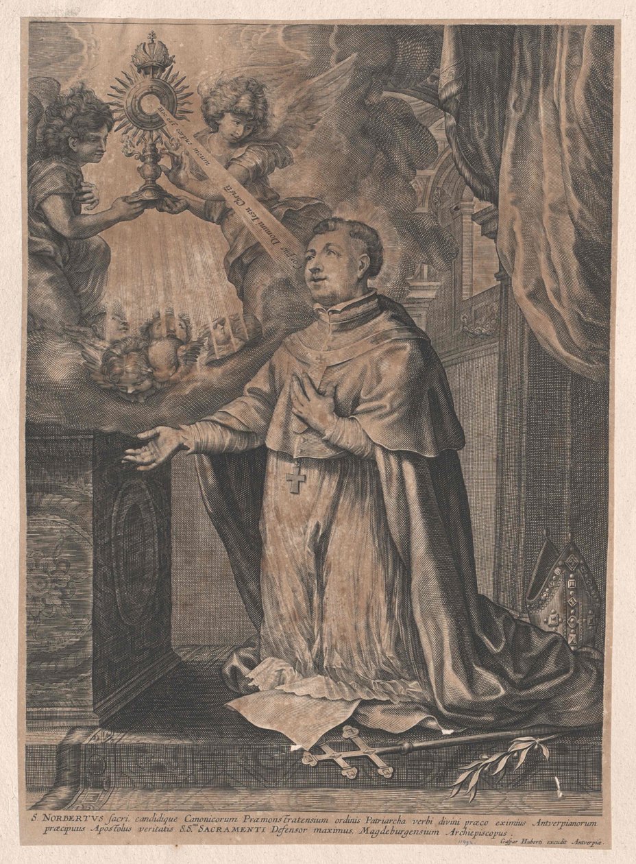 Sankt Norbert af Xanten af Artist Unknown
