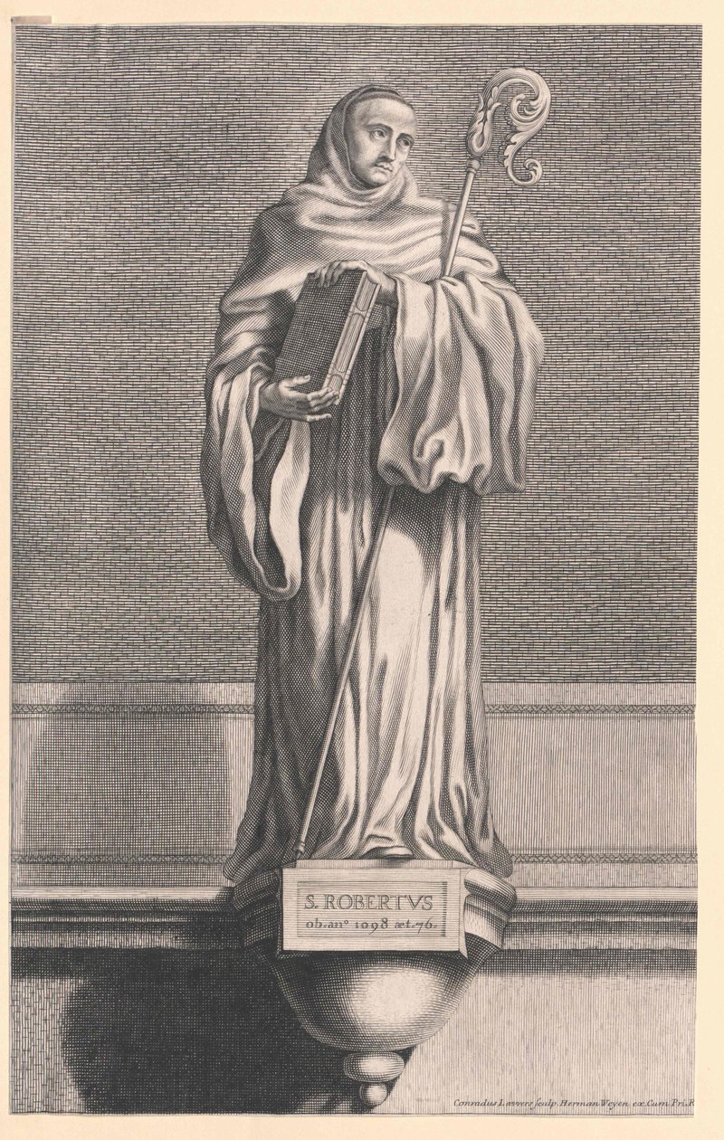Saint Robert von Citeaux af Artist Unknown
