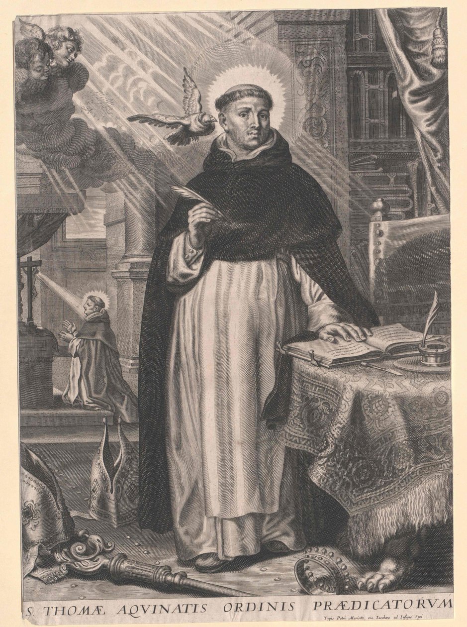 Sankt Thomas af Aquino af Artist Unknown