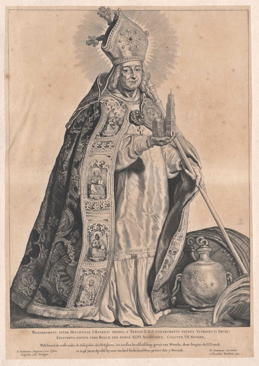 Sankt Willibrord af Artist Unknown