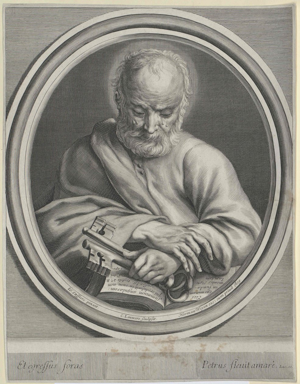 Den hellige apostel Peter af Artist Unknown