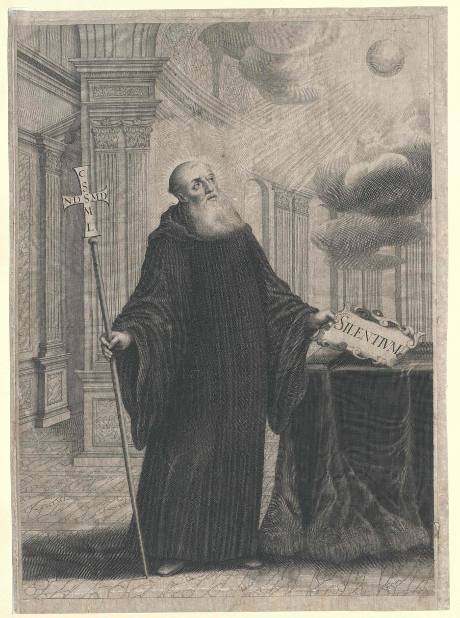 Sankt Benedikt af Nursia af Artist Unknown