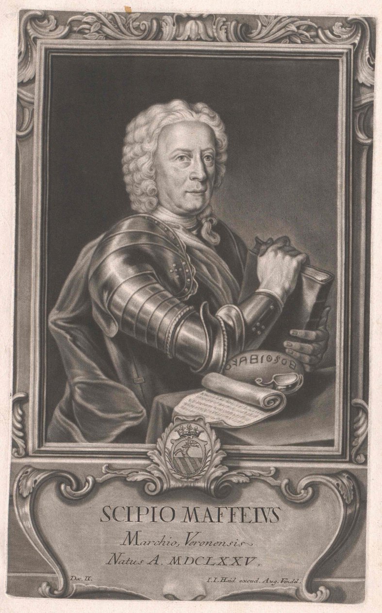 Scipione Marquis Maffei af Artist Unknown