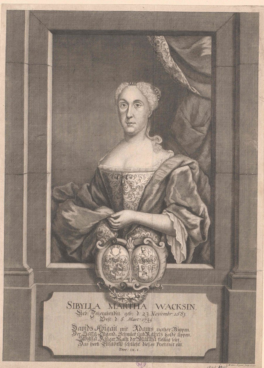 Sibylla Marta afslutter sit arbejde af Artist Unknown