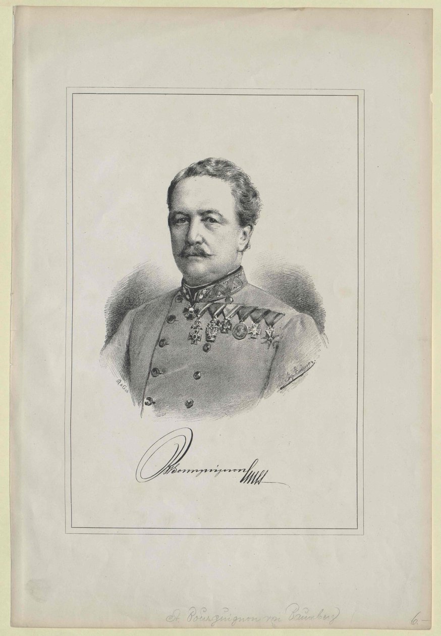 Stanislaus Baron Bourguignon-Baumberg af Artist Unknown