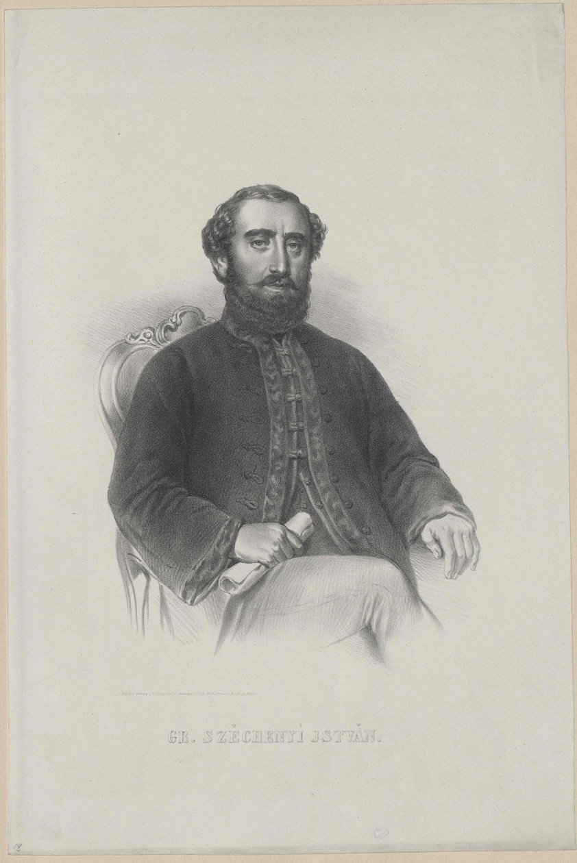 Stephen tæller Szechenyi-Sarvar og Felsoe-Videk af Artist Unknown