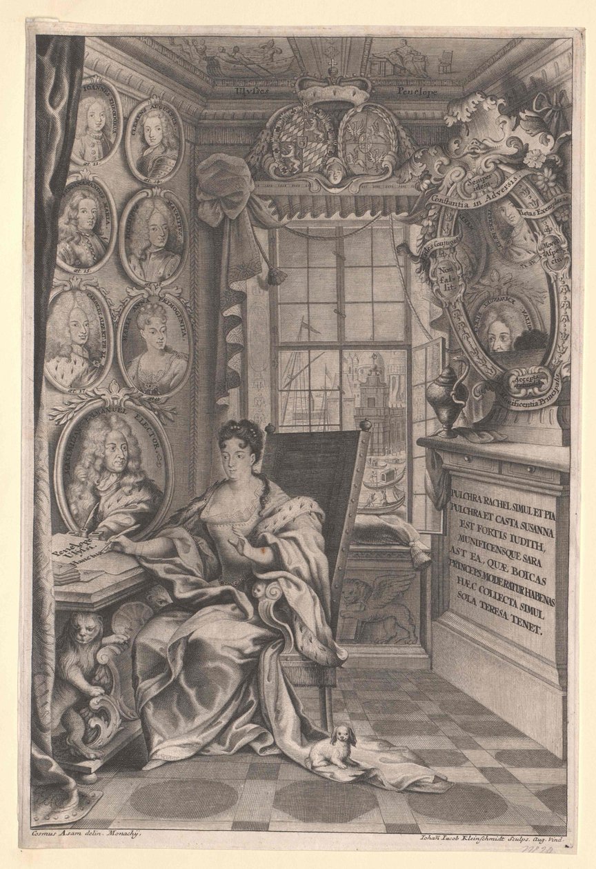 Theresia Cunigunde Sobieska af Artist Unknown