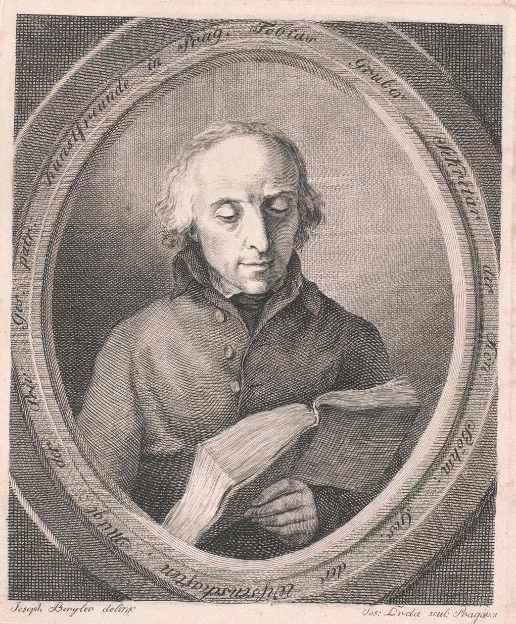 Tobias Gruber (print) af Artist Unknown