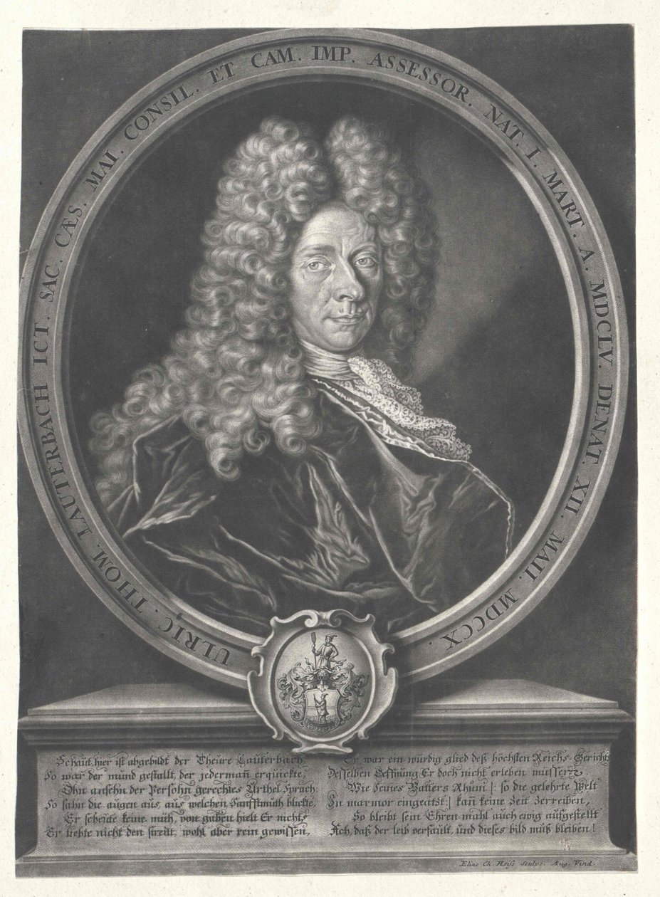 Ulrich Thomas Lauterbach af Artist Unknown