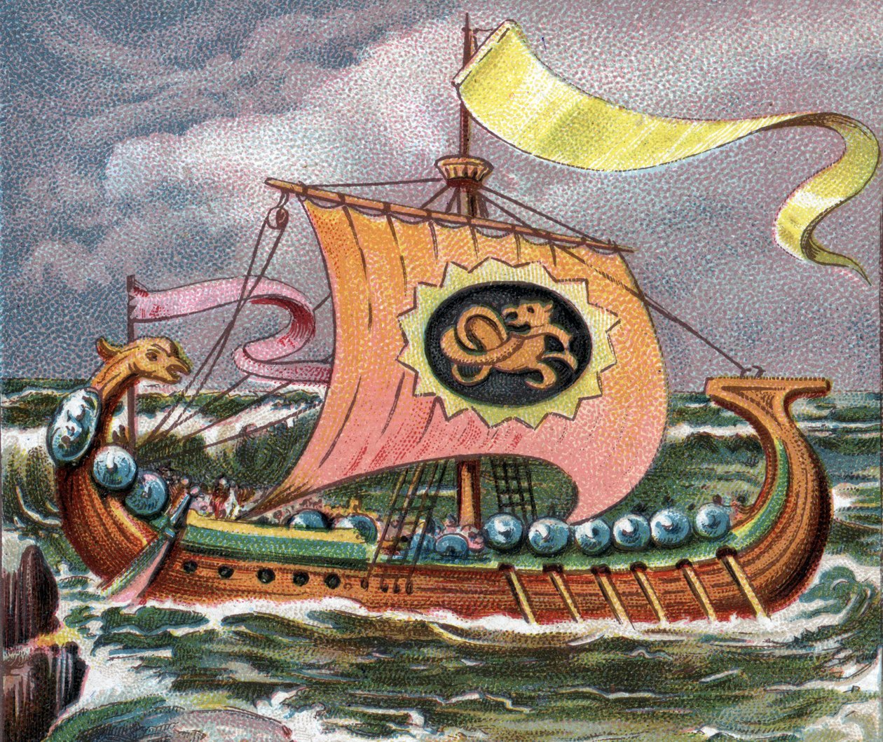VIKINGESKIB - Drakkar af Artist Unknown
