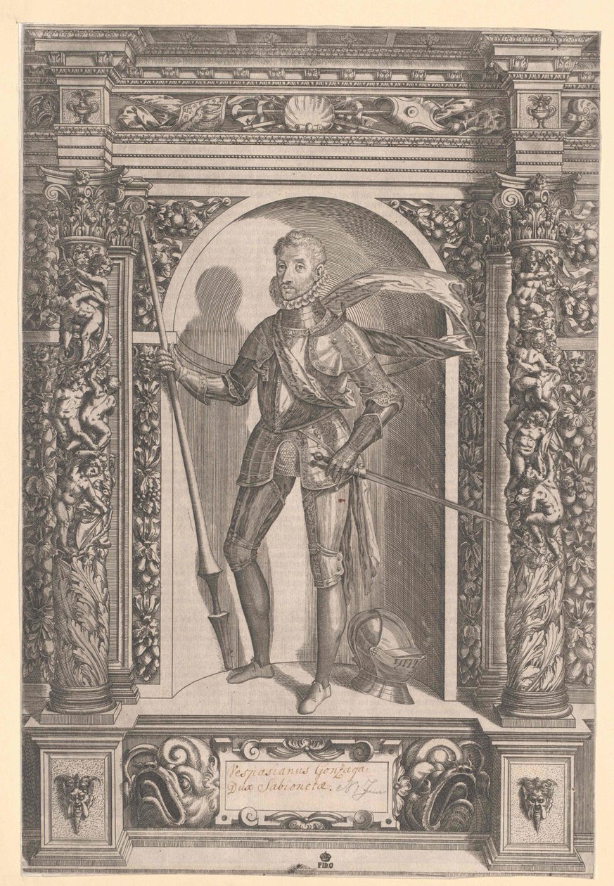 Vespasiano hertug af Sabioneda Gonzaga af Artist Unknown