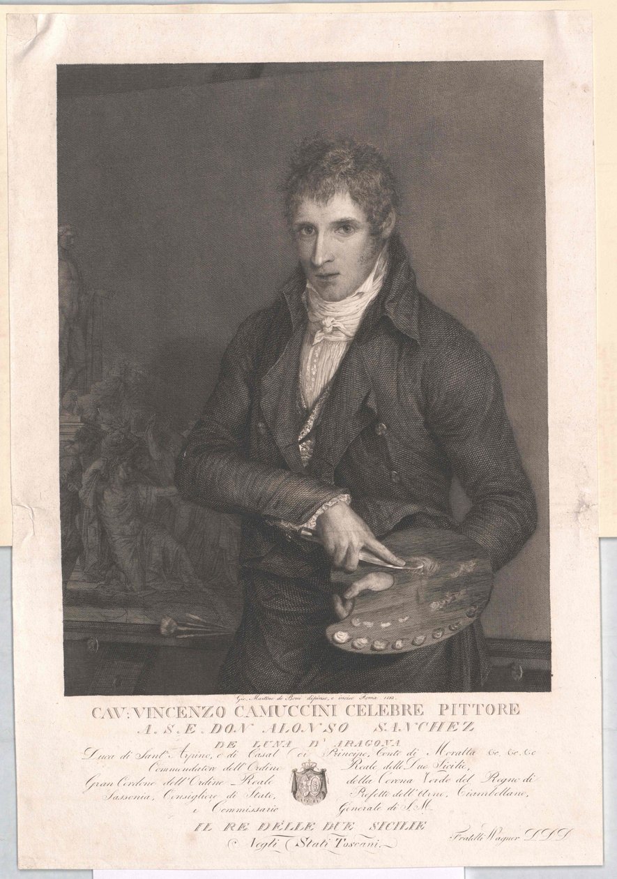 Vincenzo (1771-1844) Camuccini af Artist Unknown