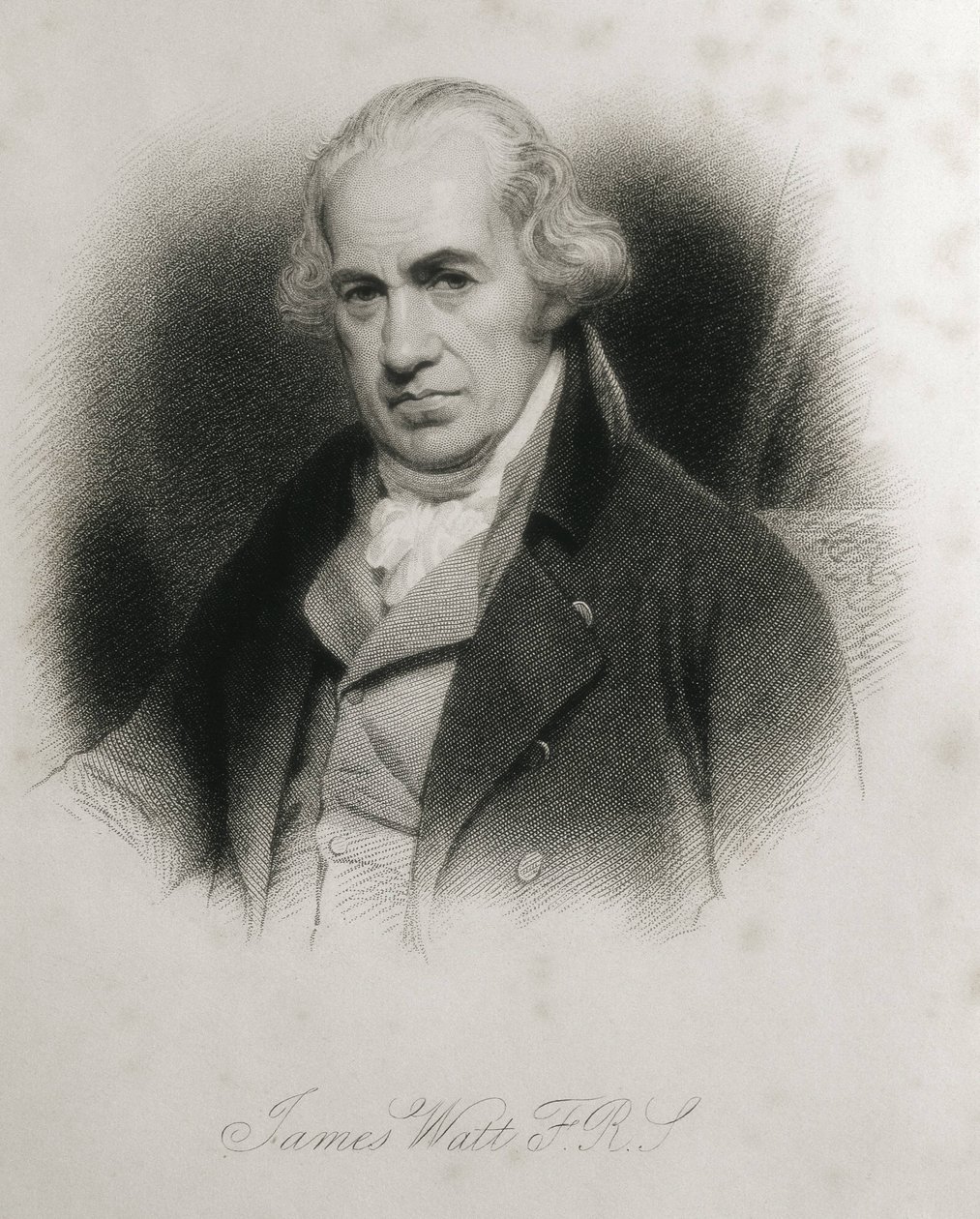WATT, James (1736-1819). Portræt af James Watt. Gravering. af Artist Unknown