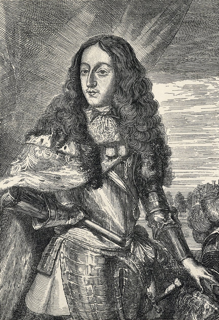 WILLIAM III af Oranien (1650-1702). Konge af England, Skotland og Irland (1689-1702), af huset Nassau. Gravering af Artist Unknown