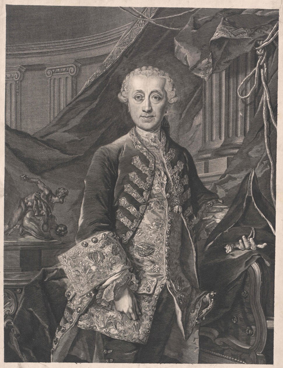 Wenzel Anton fyrste af Kaunitz-Rietberg af Artist Unknown