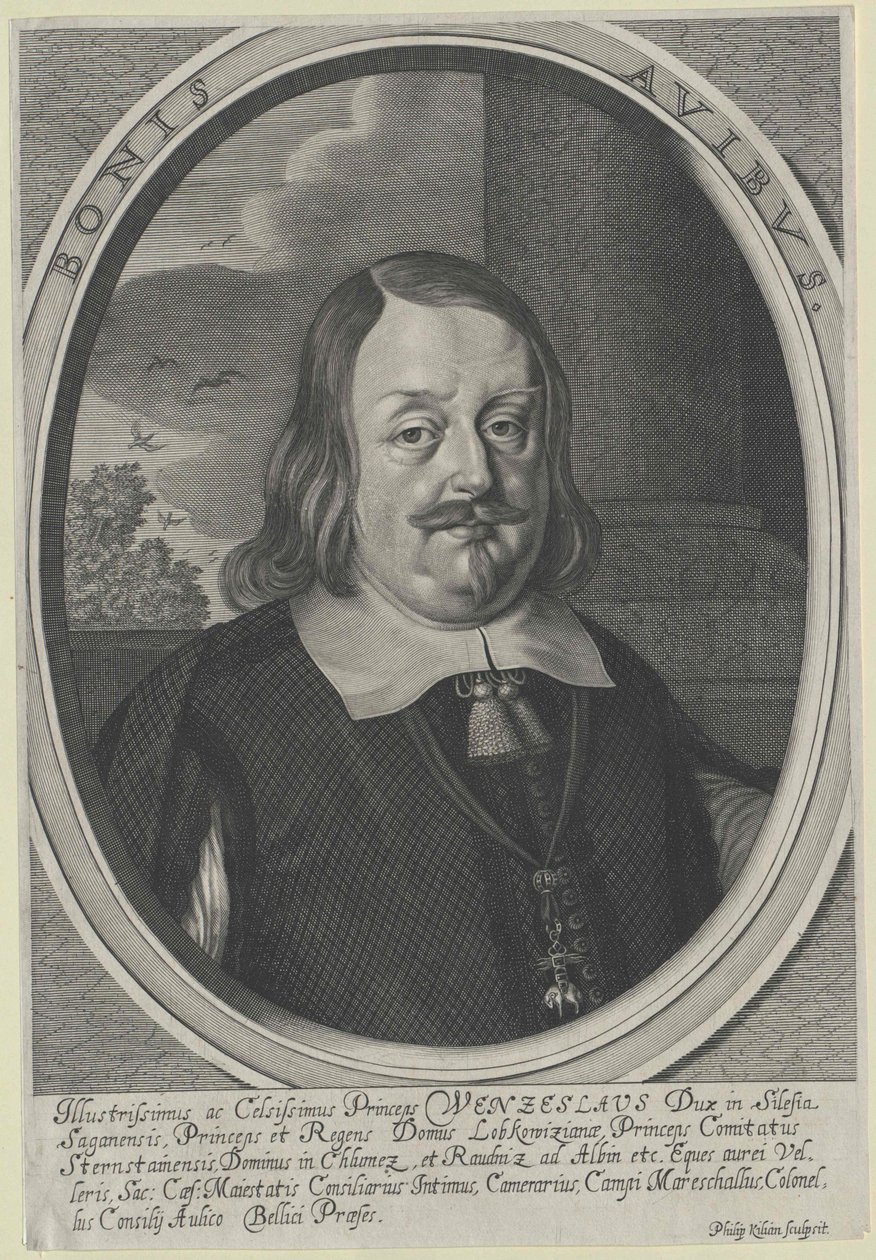 Wenceslas Eusebius greve Lobkowitz af Artist Unknown