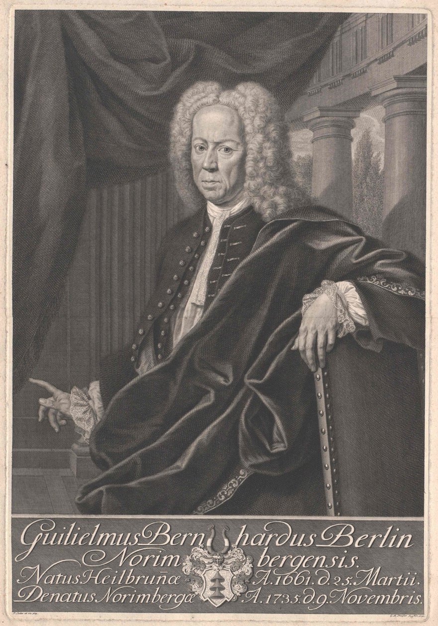 Wilhelm Bernard Berlin af Artist Unknown