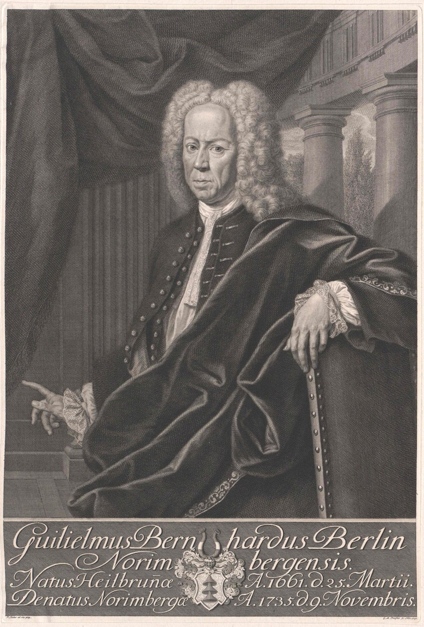 Wilhelm Bernard Berlin af Artist Unknown