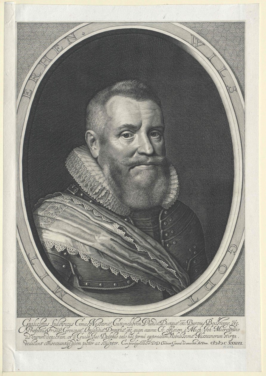 William Ludwig greve af Nassau-Dillenburg af Artist Unknown