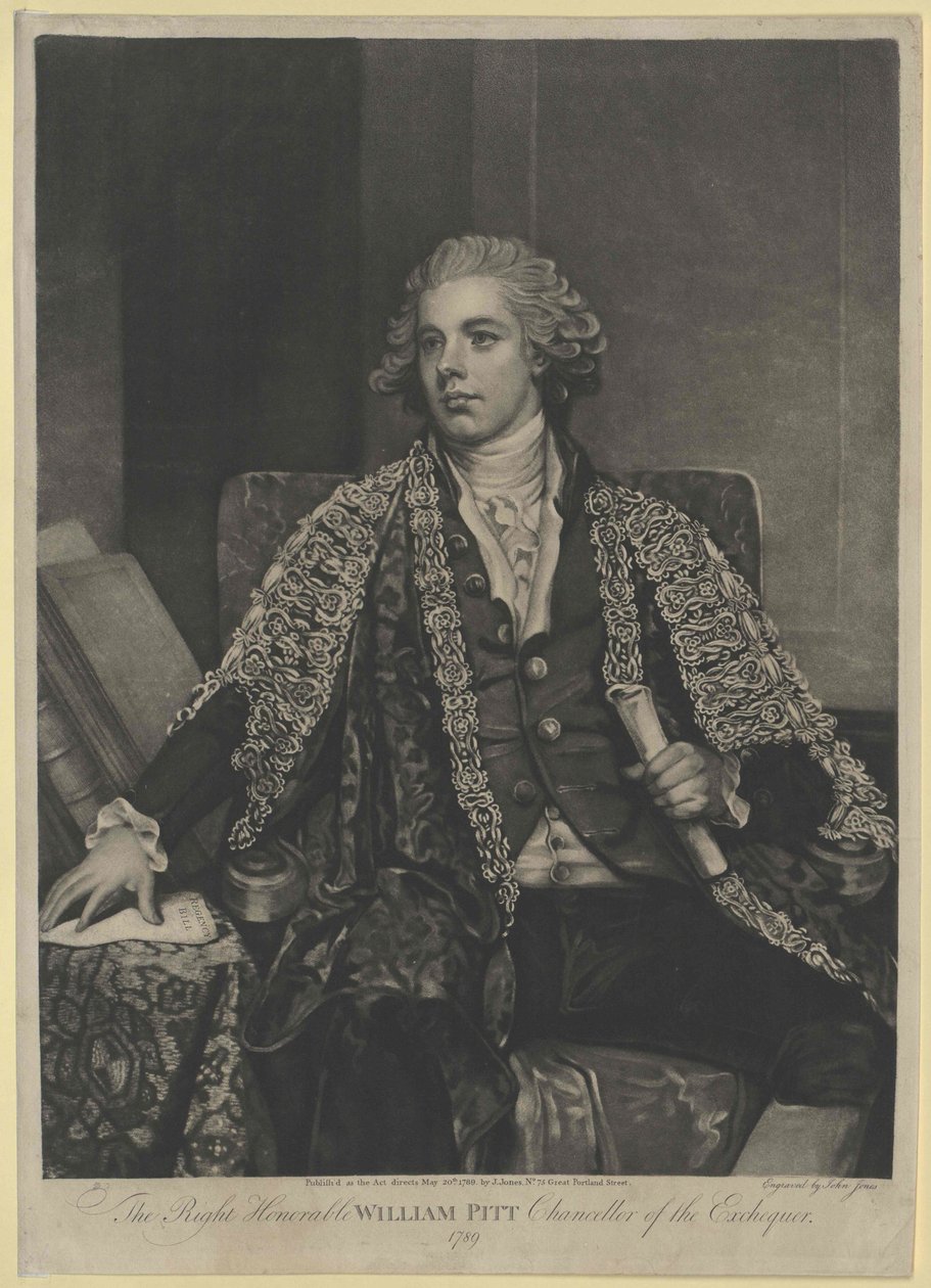 William Pitt af Artist Unknown