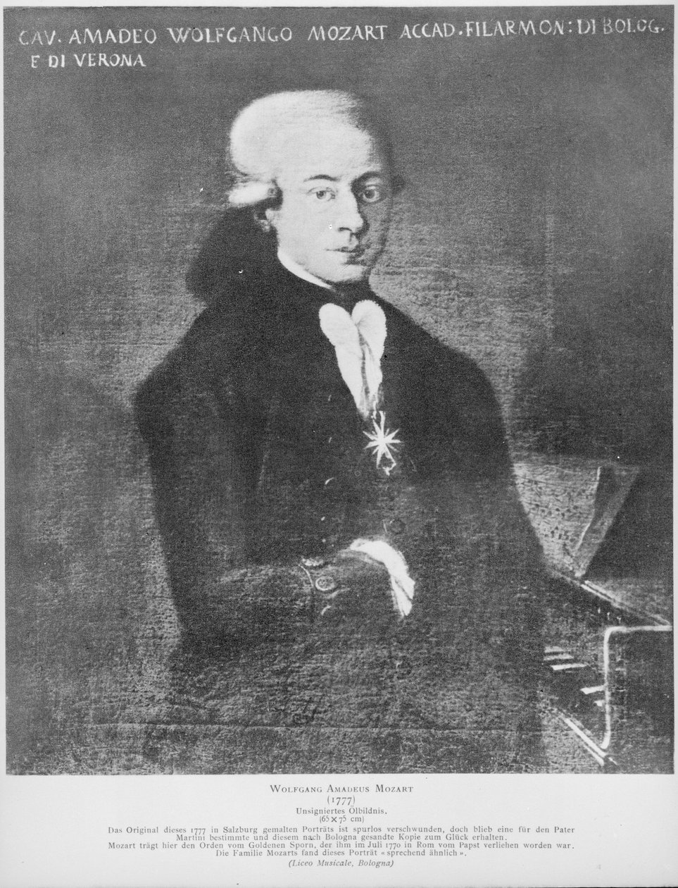 Wolfgang Amadeus Mozart af Artist Unknown