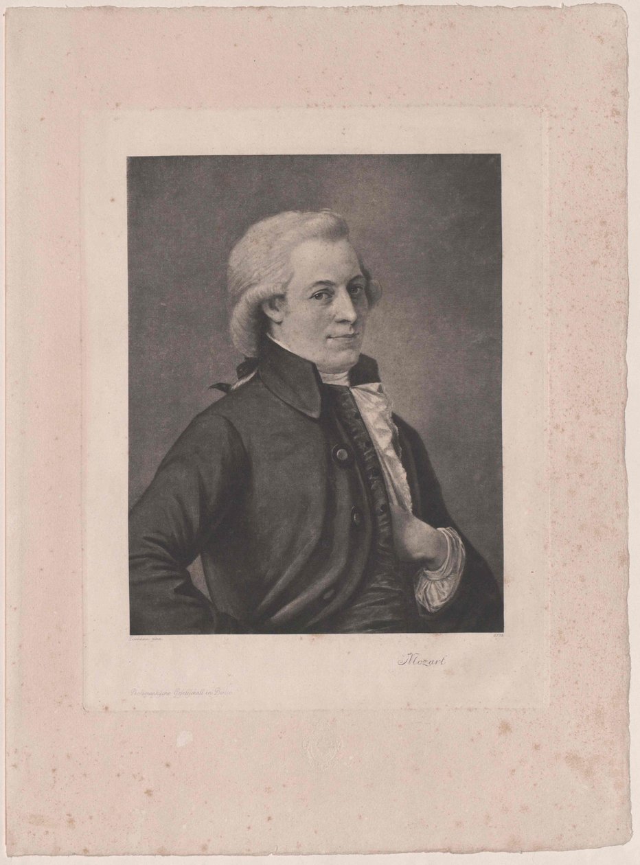 Wolfgang Amadeus Mozart af Artist Unknown