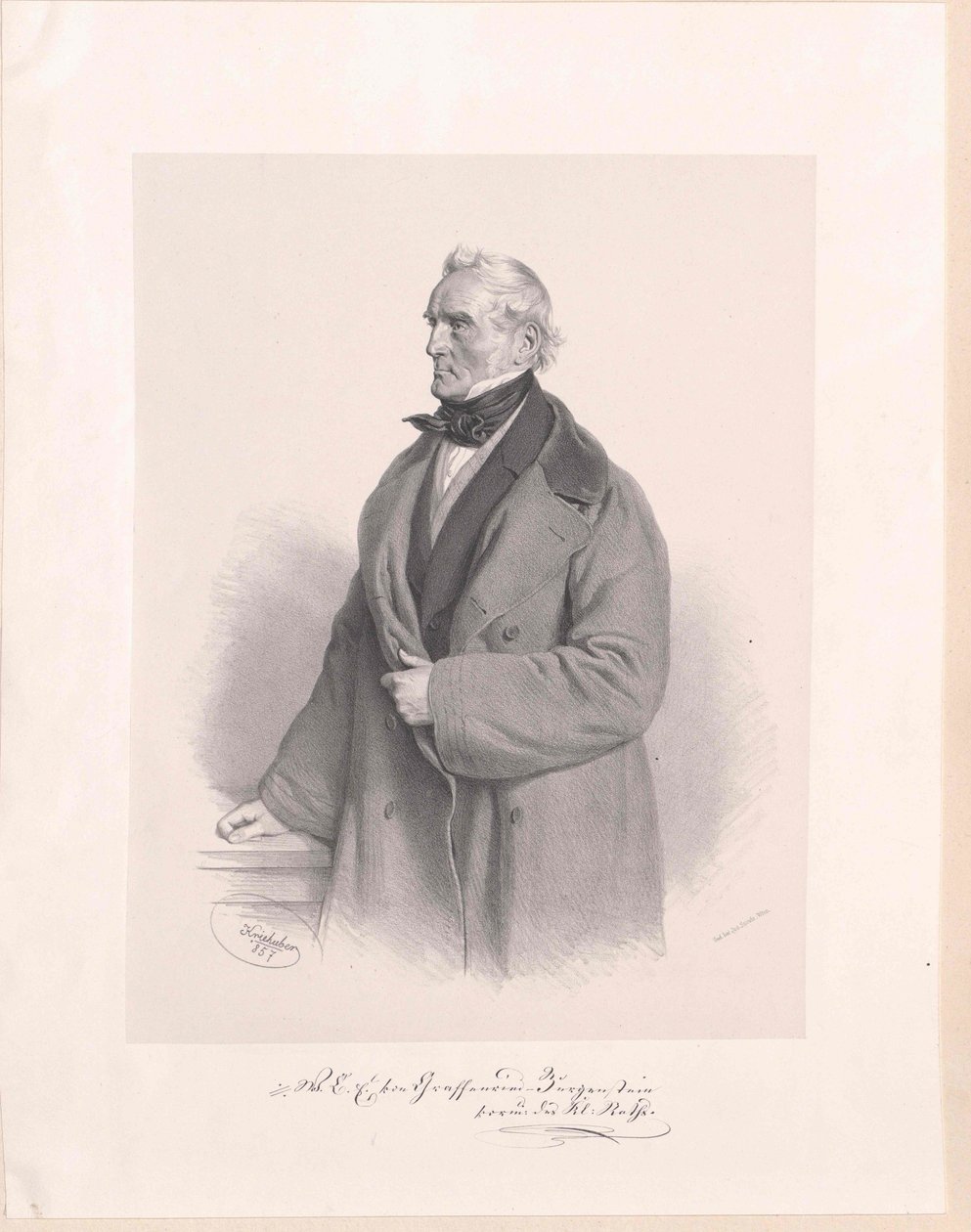 Wolfgang Karl Immanuel Graffenried-Burgenstein af Artist Unknown
