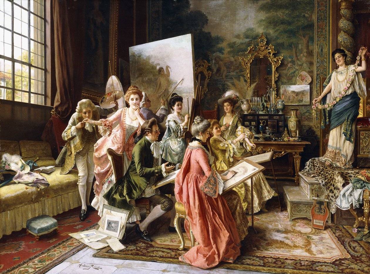 Kunstklassen, af Arturo Ricci