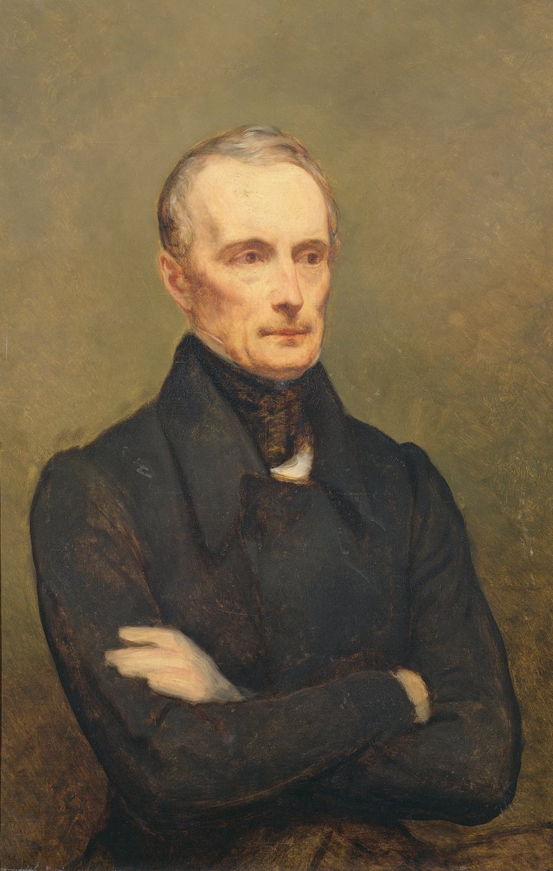 Alphonse de Lamartine (1790-1869) 1847-48 af Ary Scheffer
