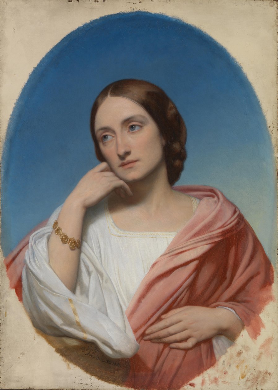 Fru Robert Hollond, filantrop, nee Ellen Julia Teed (1822-1884) af Ary Scheffer