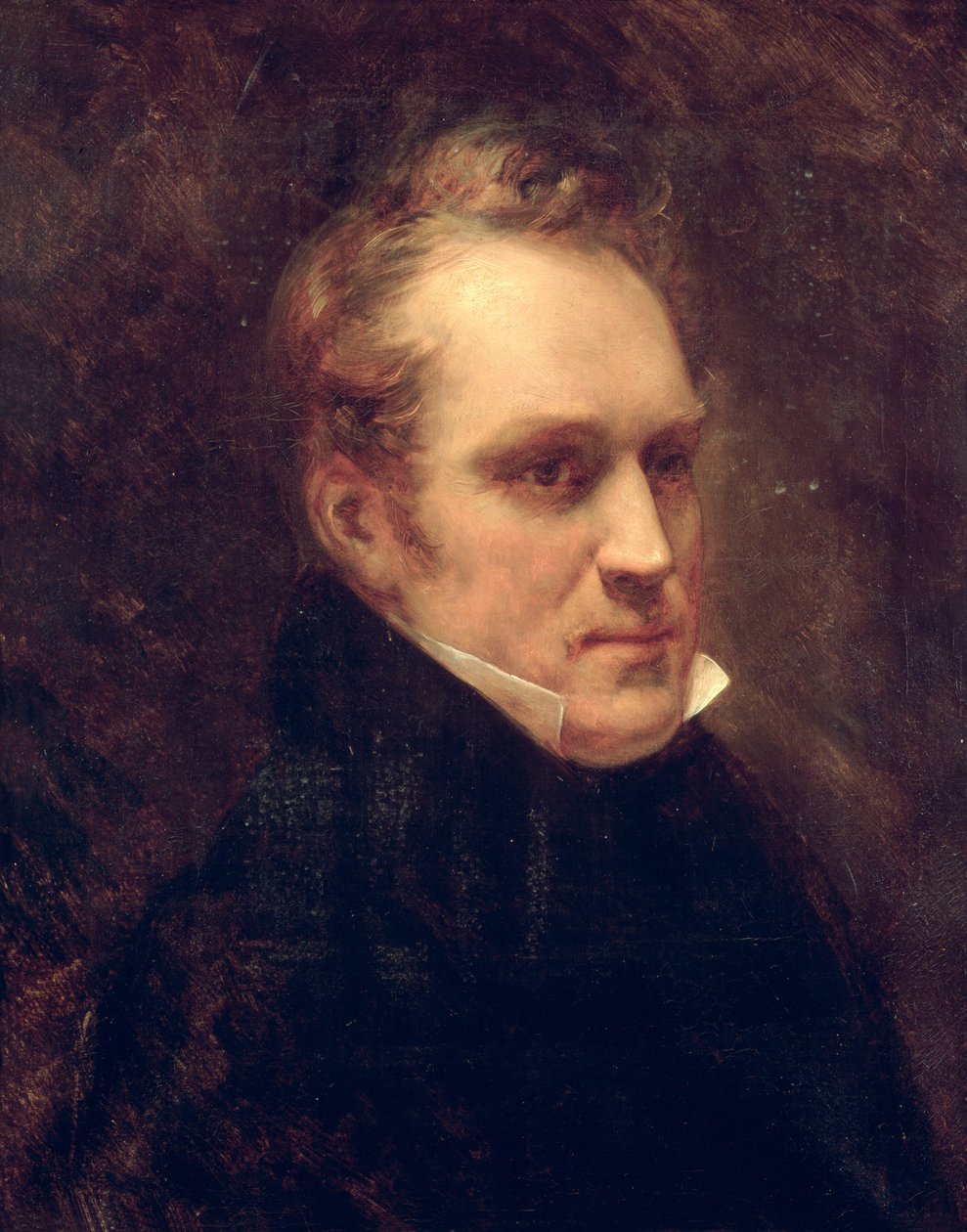 Portræt af Aimable-Guillaume-Prosper Brugiere (1782-1866) Baron af Barante af Ary Scheffer