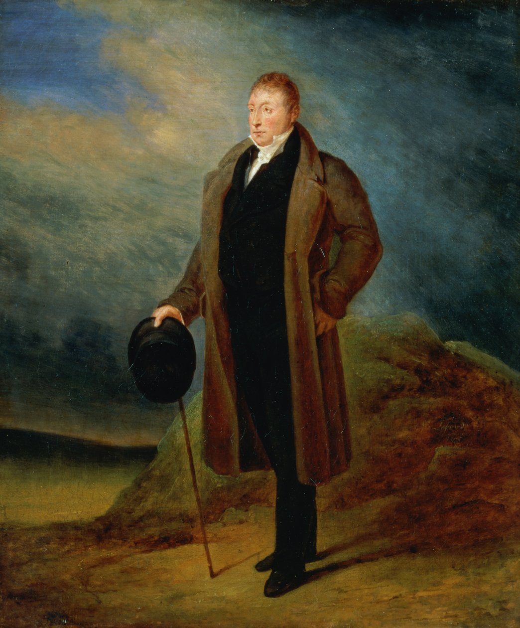 Portræt af general La Fayette i civil dragt, 1824 af Ary Scheffer