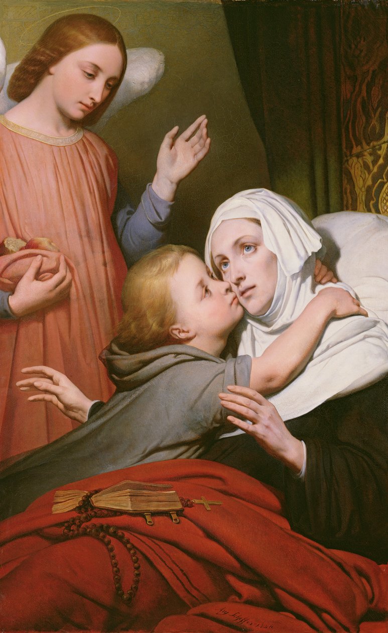 Det velgørende barn, 1840 af Ary Scheffer