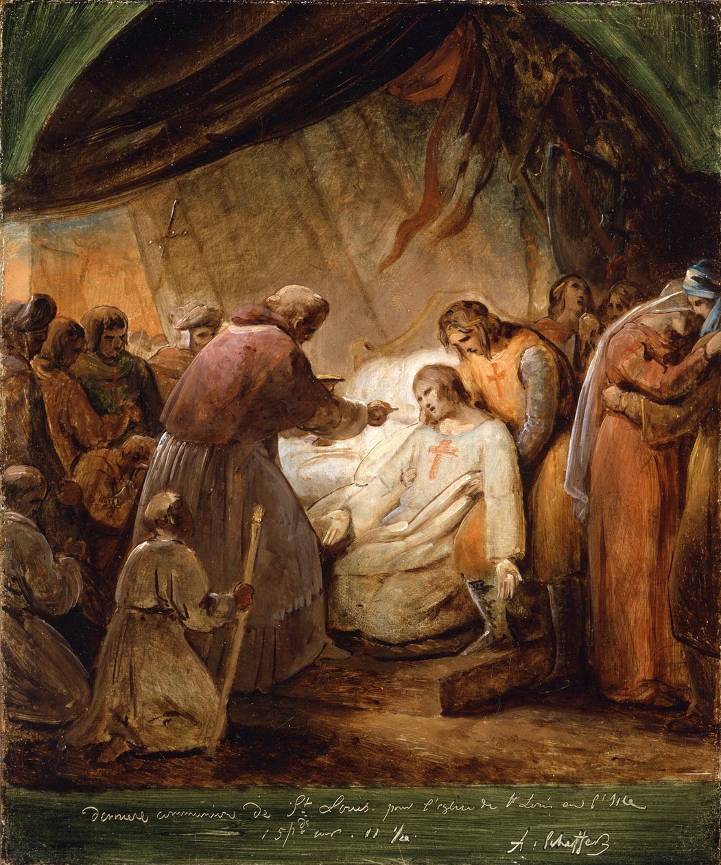 Den sidste nadver af Saint Louis, 1823 af Ary Scheffer