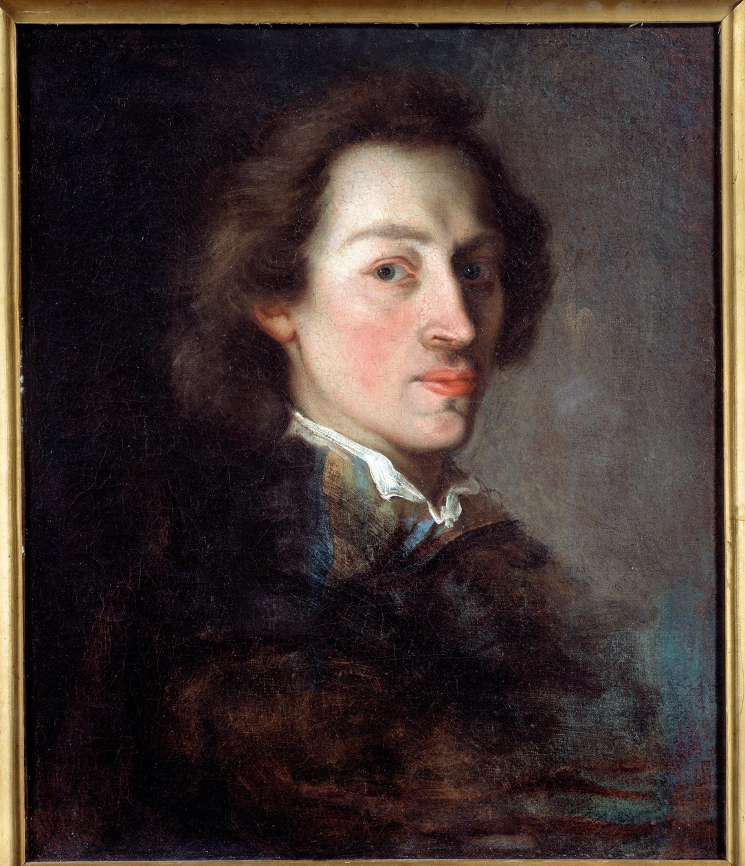 Portræt af Frederic Chopin (1810-1849), fransk komponist af polsk oprindelse omkring 1846. Maleri tilskrevet Ary Scheffer (1795-1858). Versailles, slotte i Versailles og Trianon. af Ary (after) Scheffer