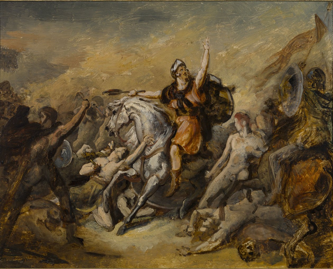 Slaget ved Tolbiac af Ary Scheffer
