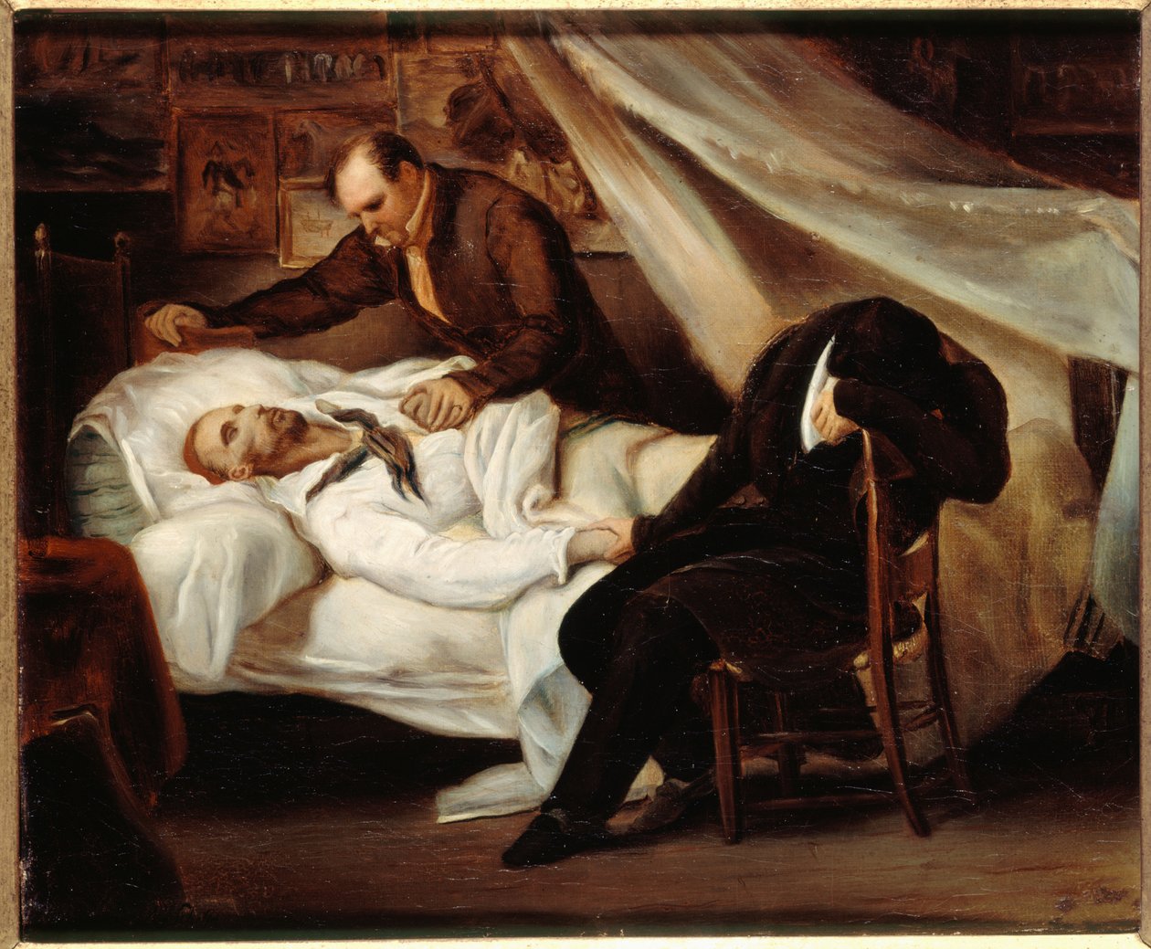 Géricaults død af Ary Scheffer