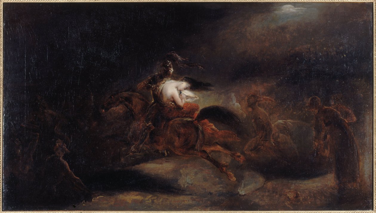 Lénore, les morts vont vite, ca. 1830 (olie på lærred) af Ary Scheffer