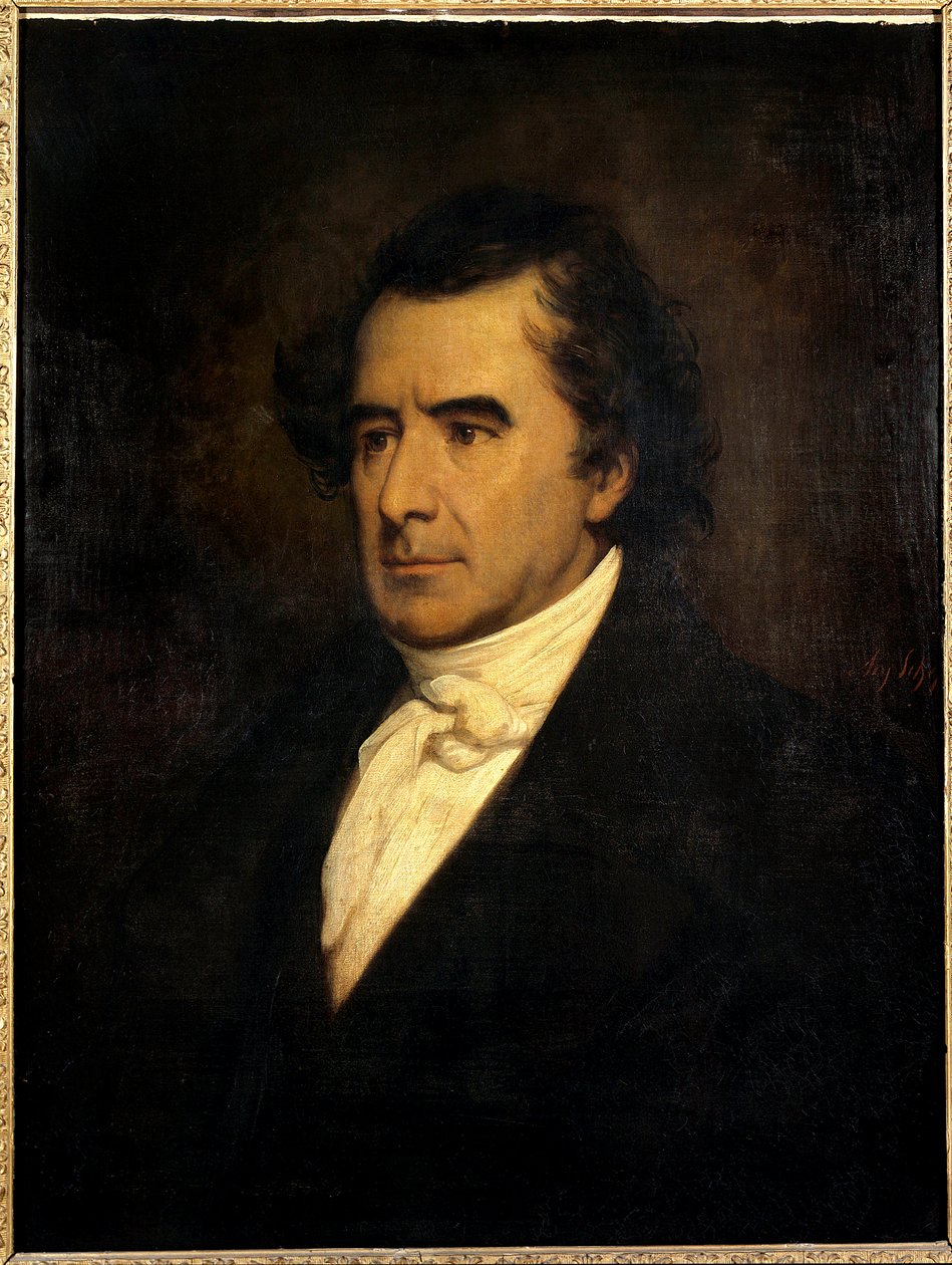 Portræt af fysikeren Francois Arago (1786 - 1853) (astronom og politiker) minister for marine og krig i 1848 (h s/t 0,84 X 0,65) maleri af Ary Scheffer (1795-1858) fra 1842. af Ary Scheffer