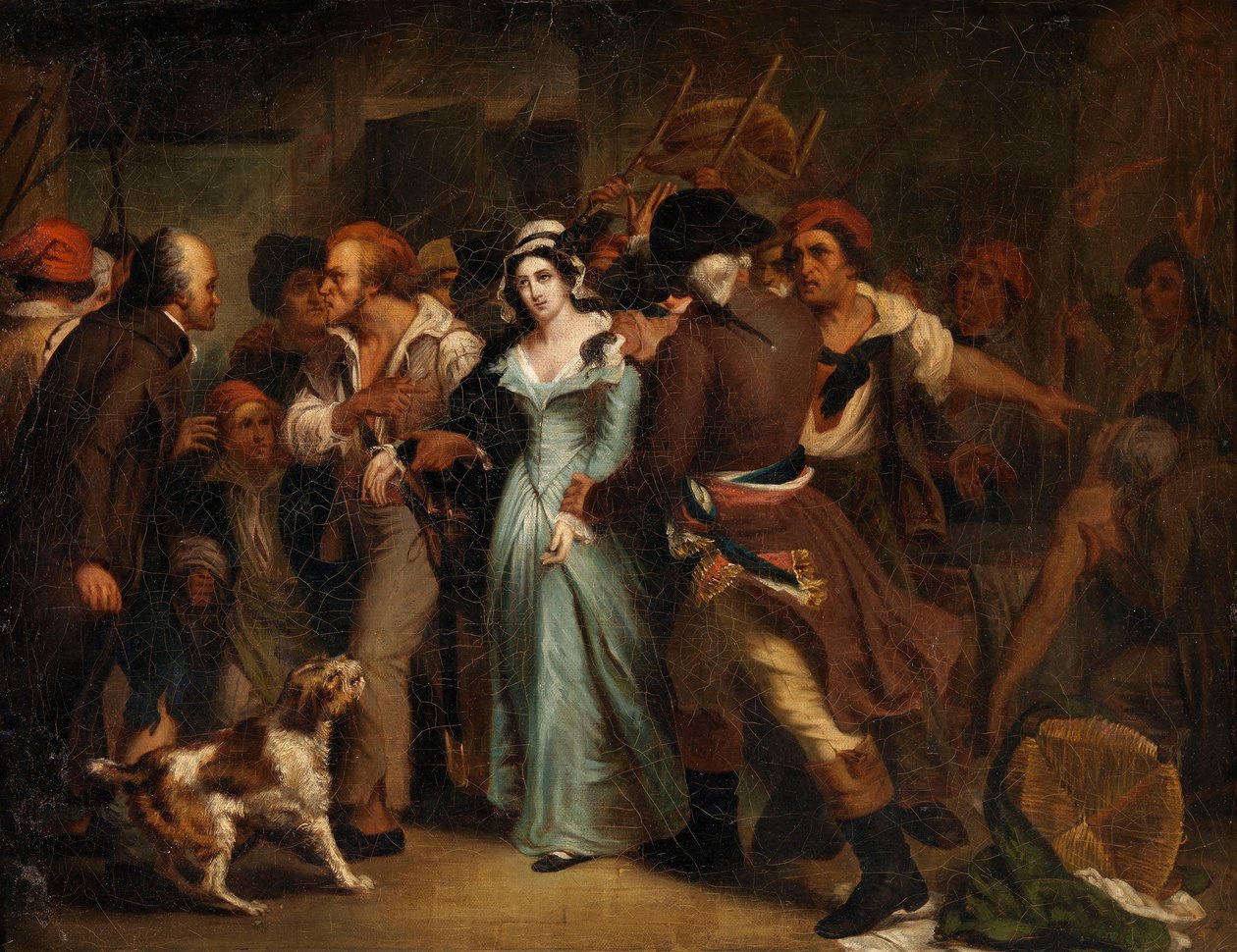Anholdelsen af Charlotte Corday af Ary Scheffer