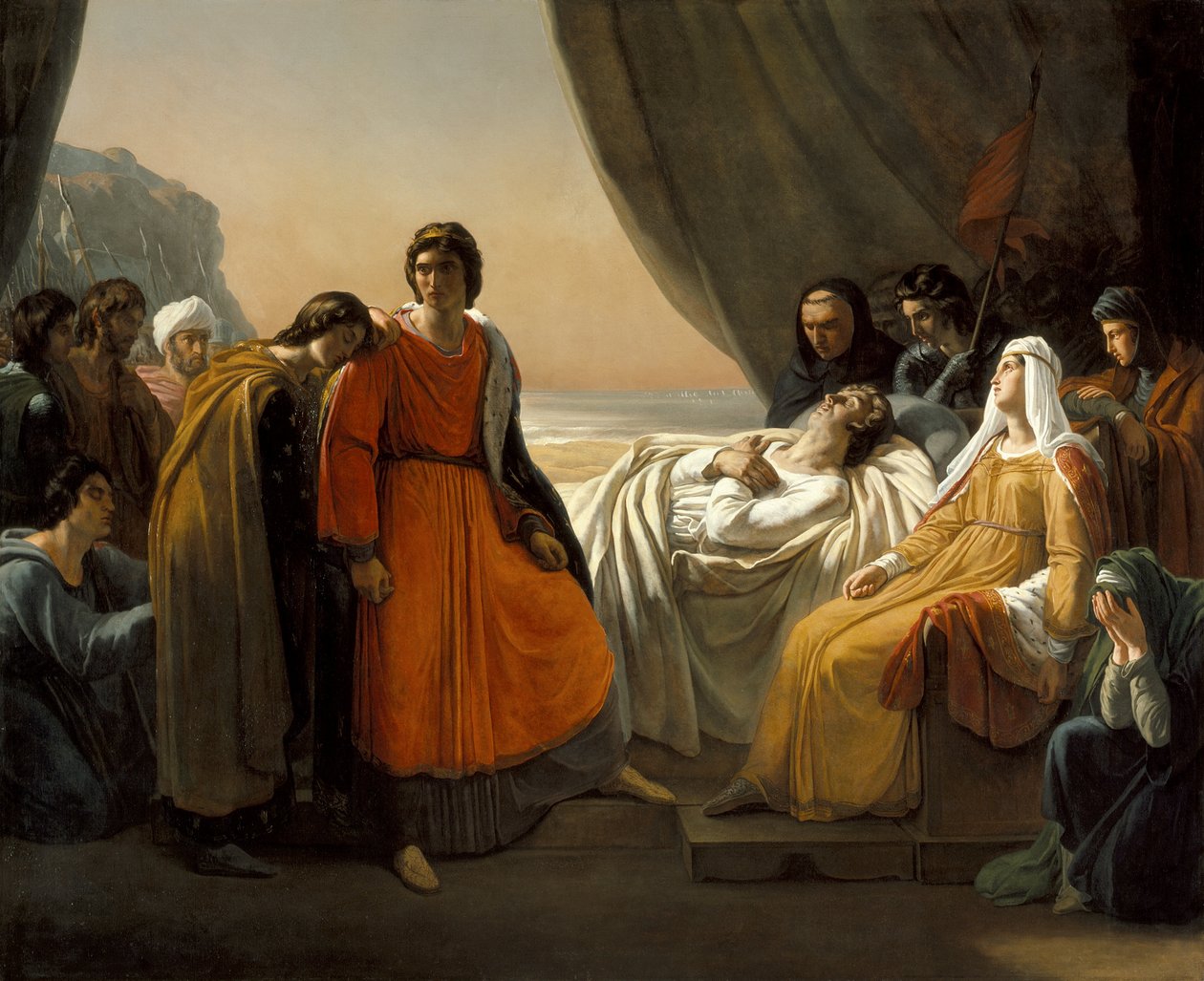 Sankt Ludvigs død af Ary Scheffer