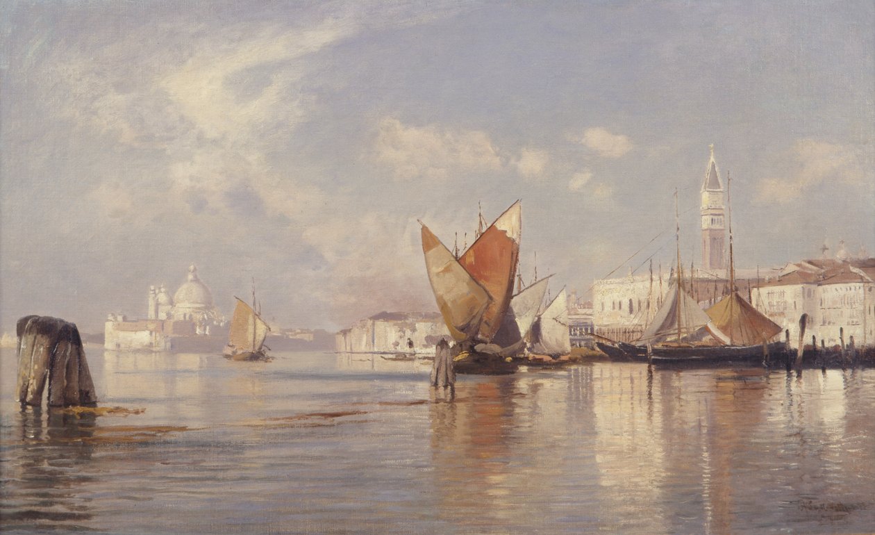 Ved lagunen, Venedig af Ascan Lutteroth