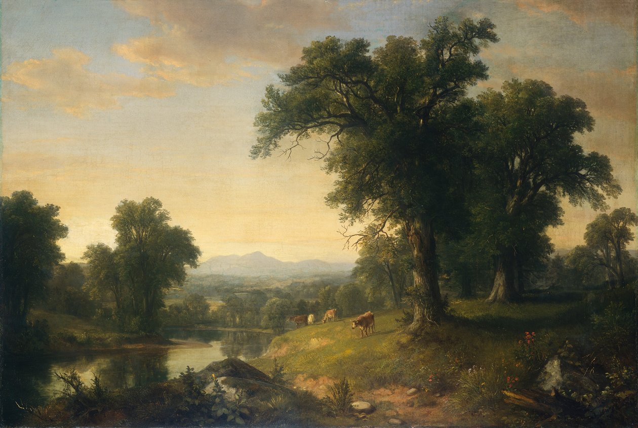 En pastoral scene af Asher Brown Durand